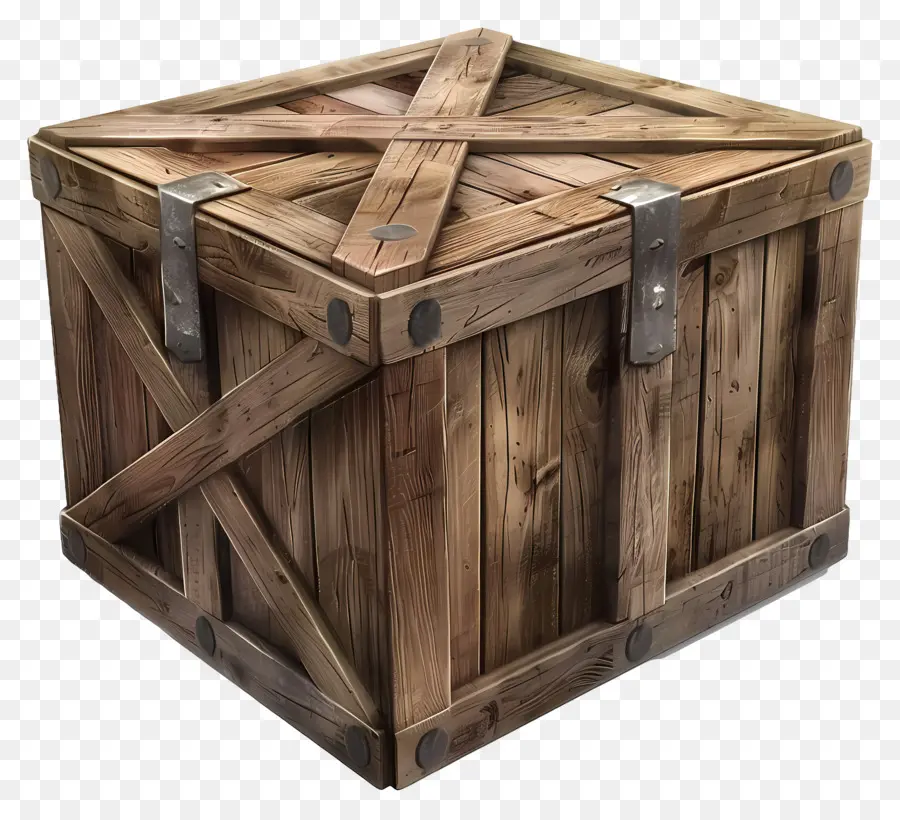 Caja De Madera De Carga，Caja De Madera PNG