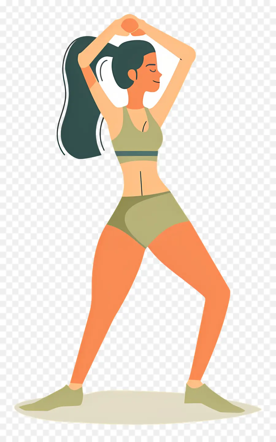 Mujer Fitness，Mujer Haciendo Ejercicio PNG