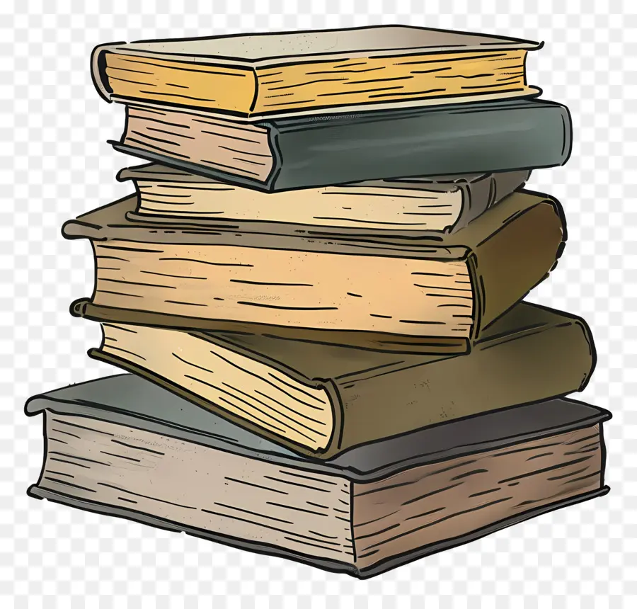 Paquete De Libros，Pila De Libros PNG