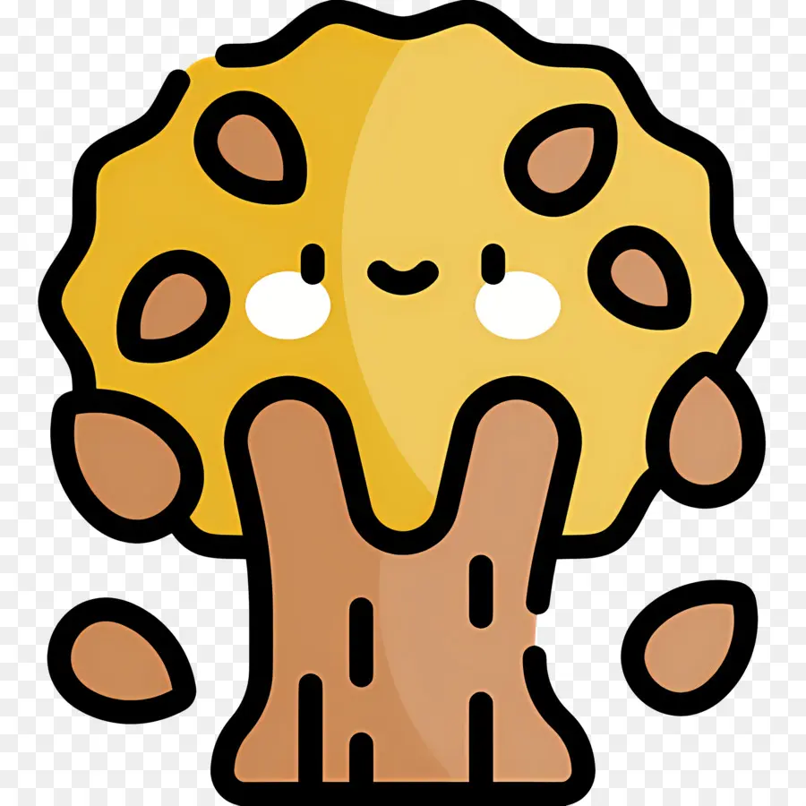 árbol De Otoño，árbol Amarillo PNG