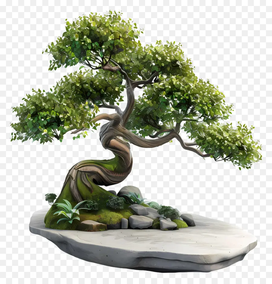 árbol Bonsái，Planta PNG