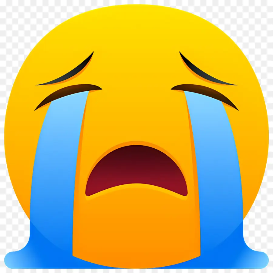 Cara Llorando，Emoji Triste PNG