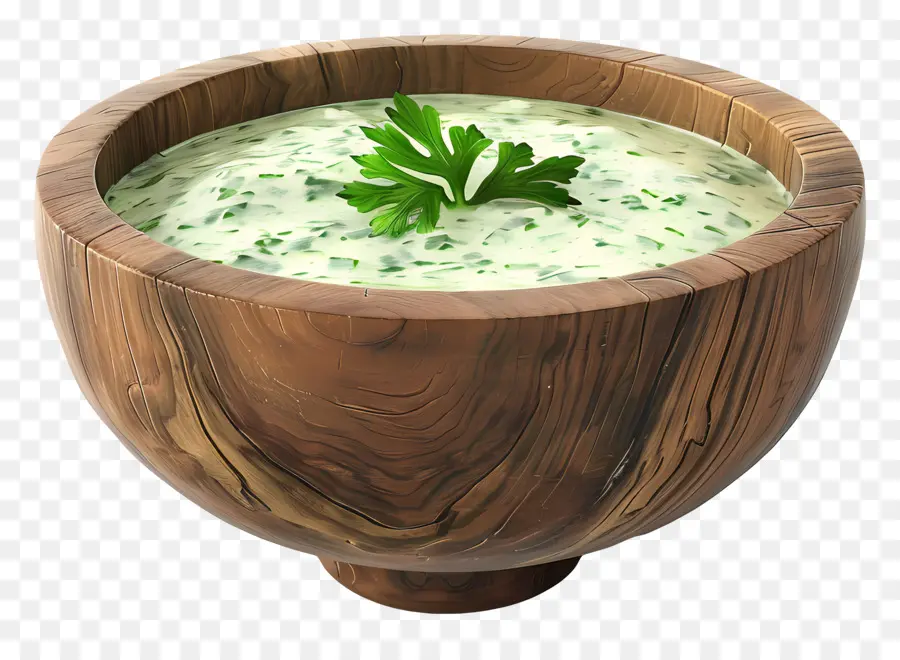 Raita Verde，Tazón De Sopa PNG