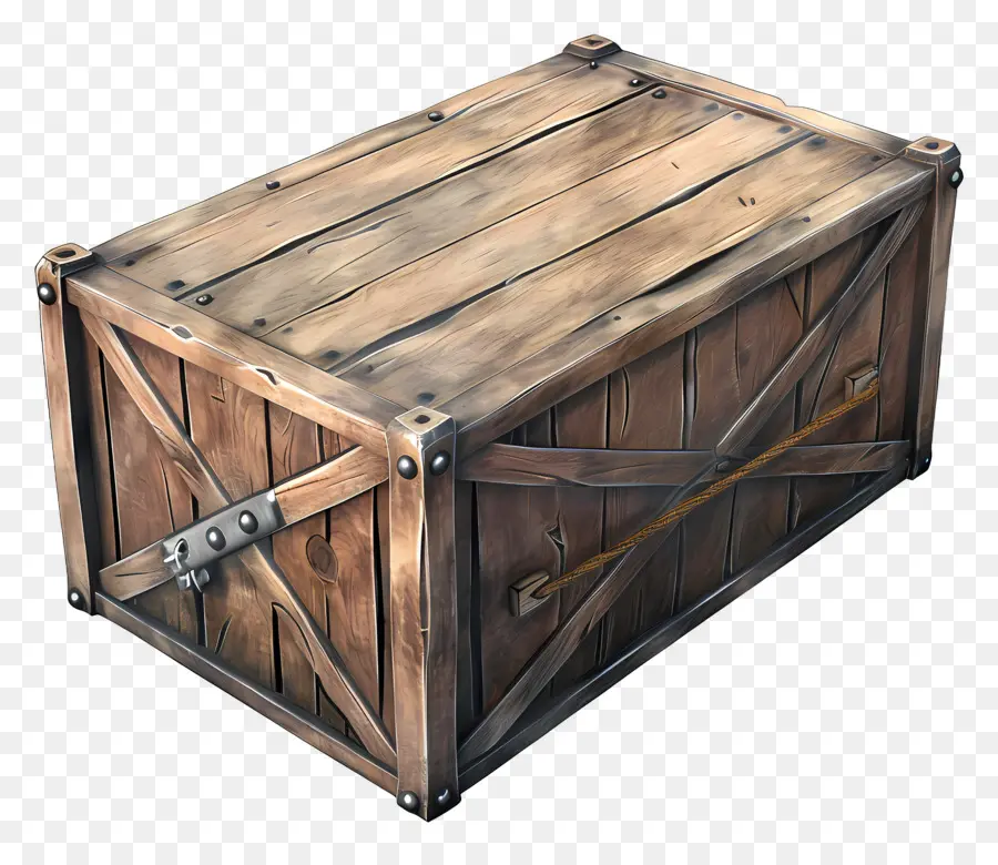 Caja De Madera De Carga，Caja De Madera PNG