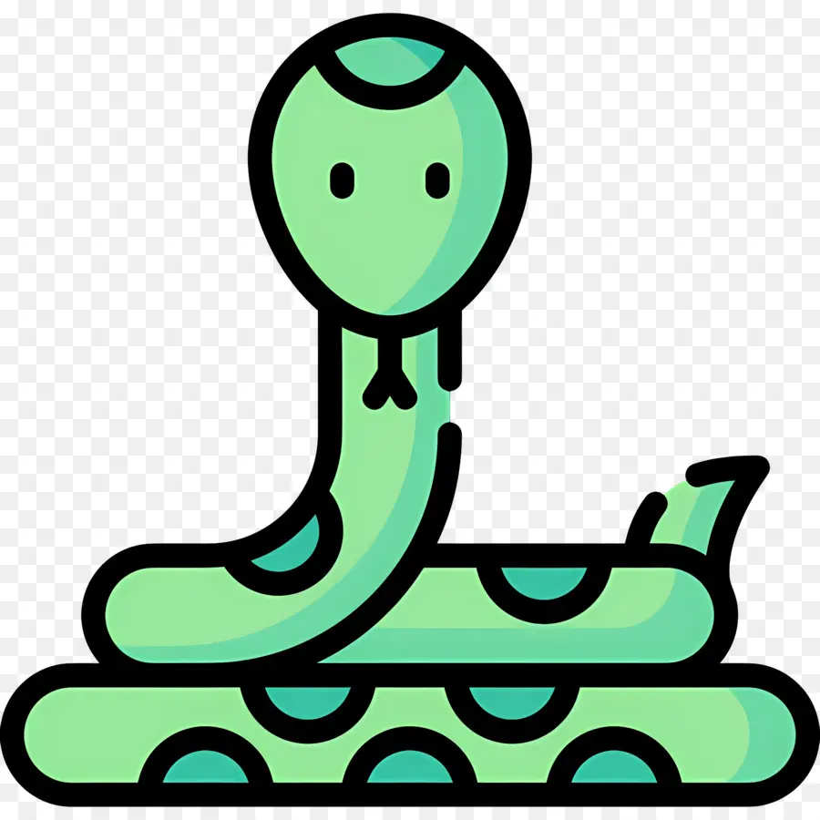 Serpiente，Serpiente Verde PNG