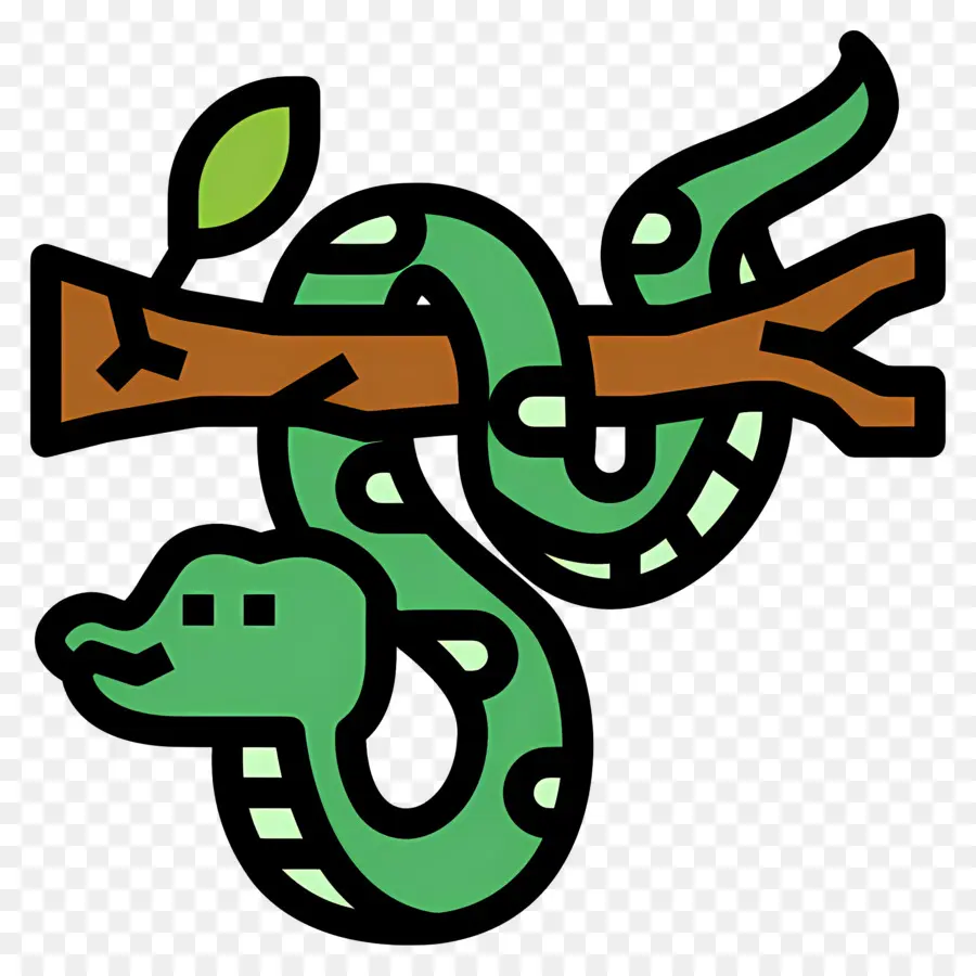 Serpiente，Serpiente Verde PNG