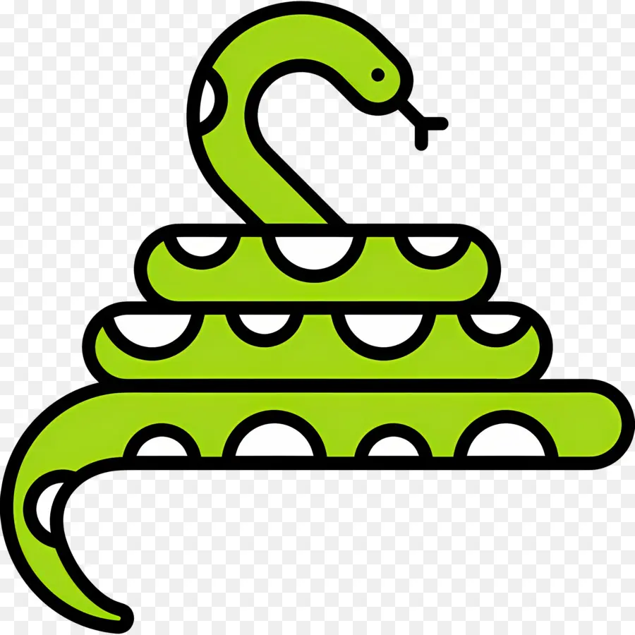 Serpiente，Serpiente Verde PNG