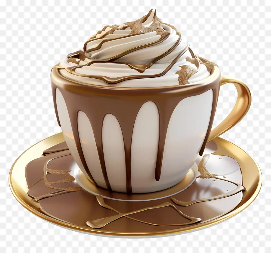 Capuchino，Taza PNG