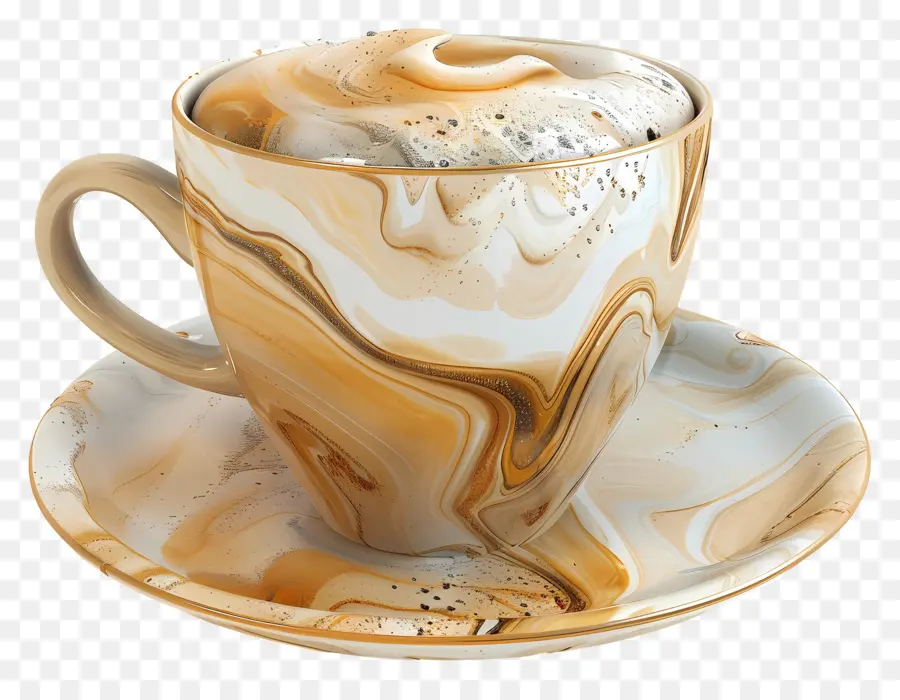 Capuchino，Copa De Mármol PNG