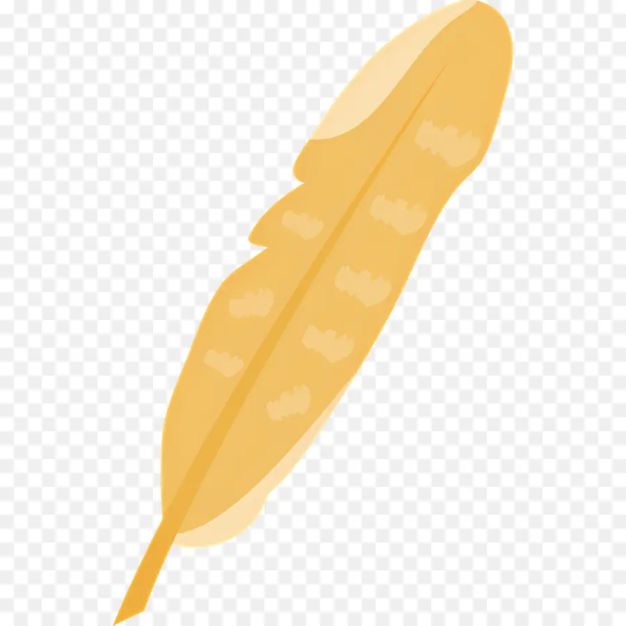 Pluma，Amarillo PNG