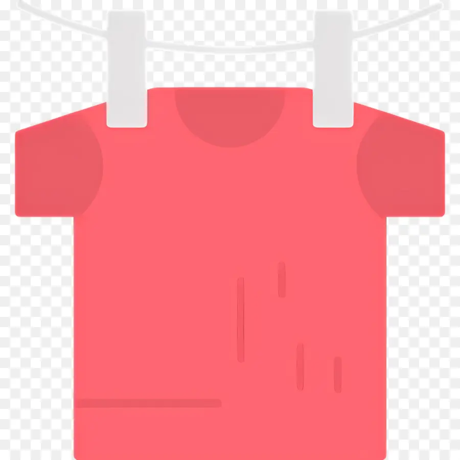 Tela Colgante，Camiseta Roja PNG