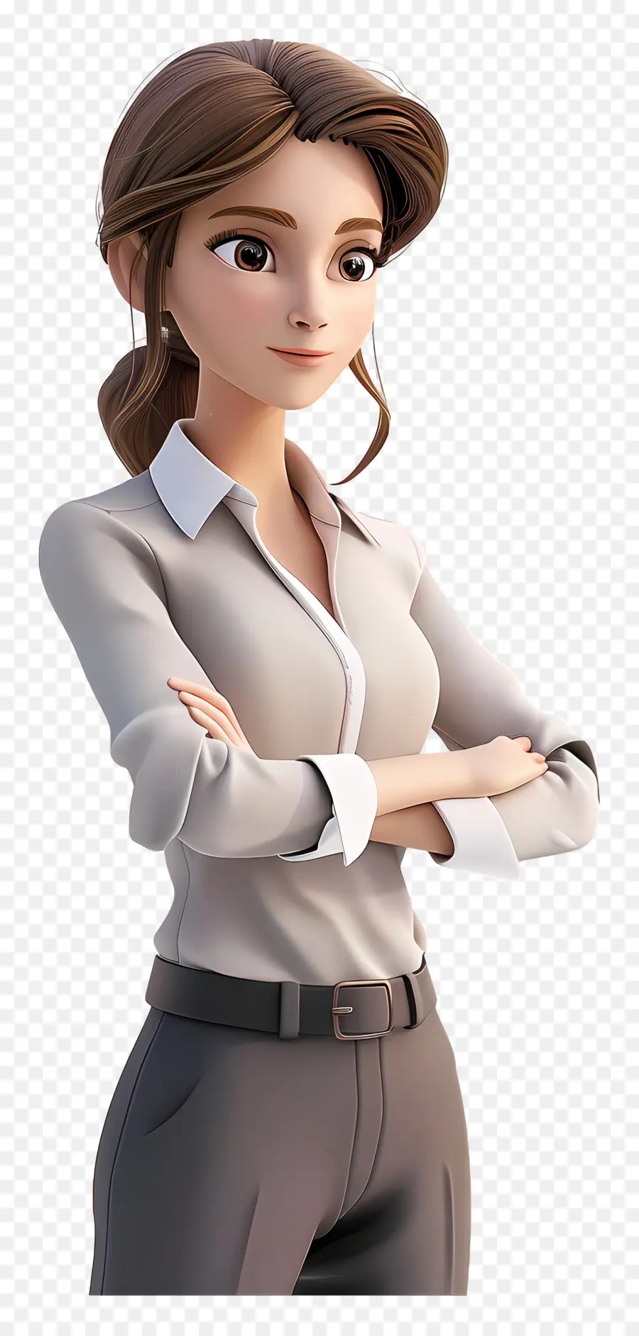 Mujer De Negocios，Mujer Animada PNG