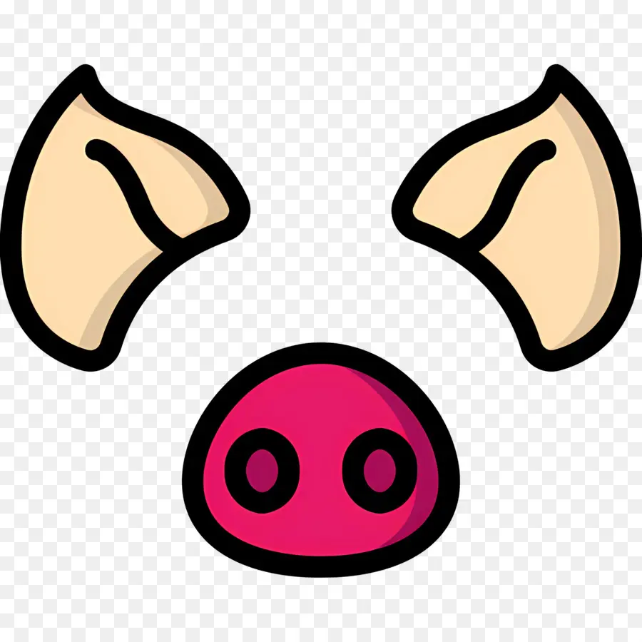 Nariz De Cerdo，Cara De Cerdo PNG