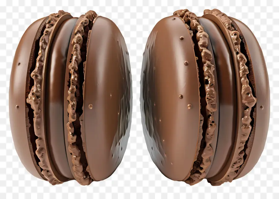 Macarrones De Chocolate，Galletas PNG