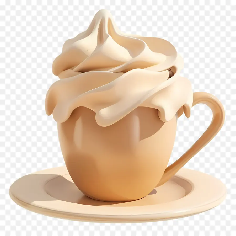 Capuchino，Taza PNG