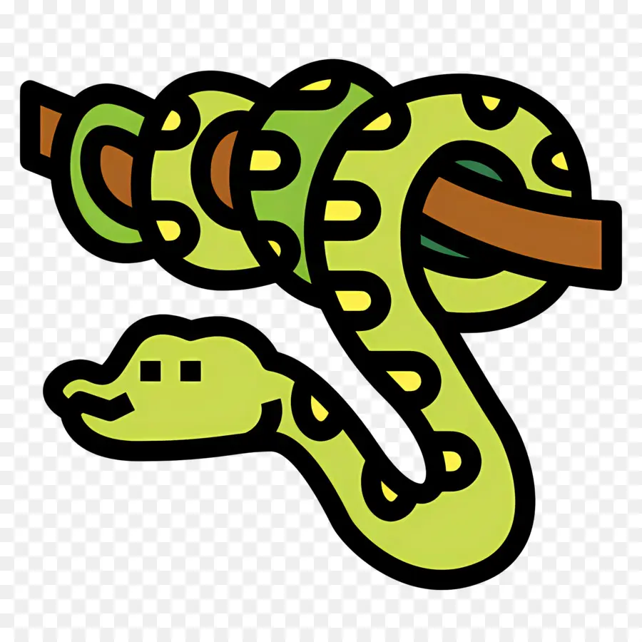 Serpiente，Serpiente Verde PNG