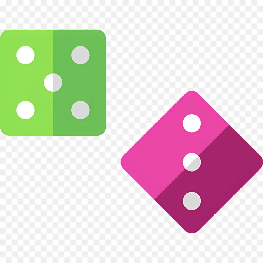 Dados De Casino，Dados Rosas PNG