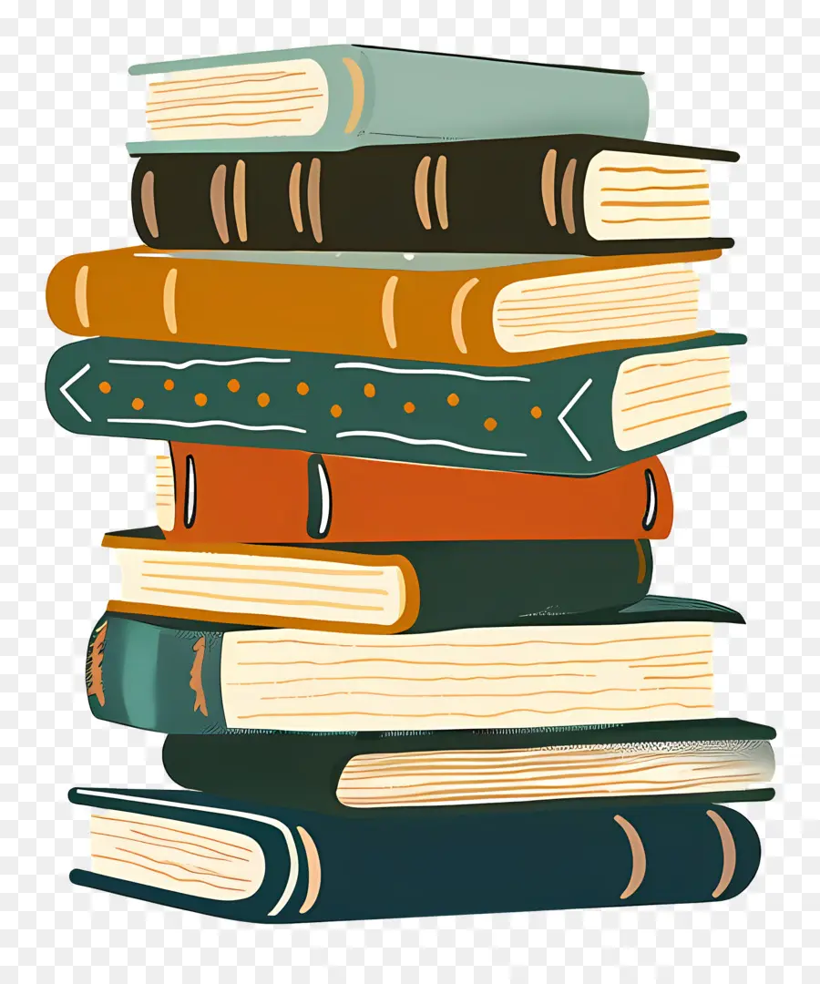 Paquete De Libros，Pila De Libros PNG