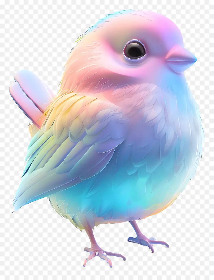 Pájaro Pastel，Lindo Pájaro PNG