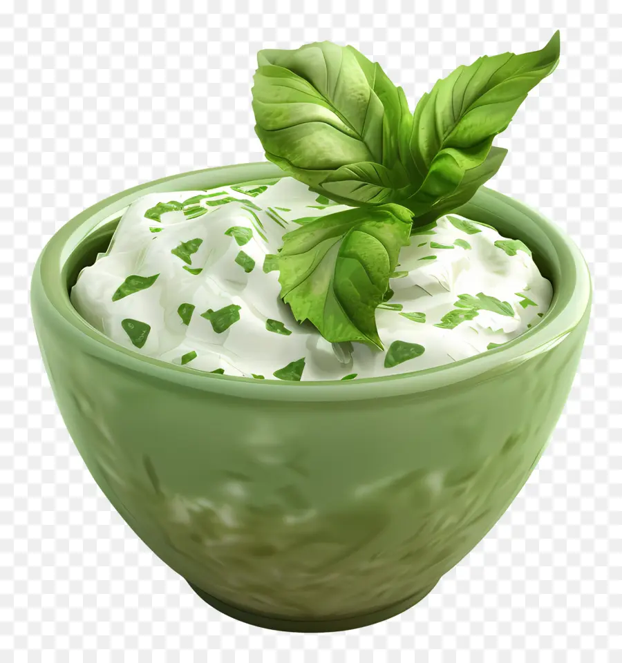 Raita Verde，Crema De Hierbas PNG