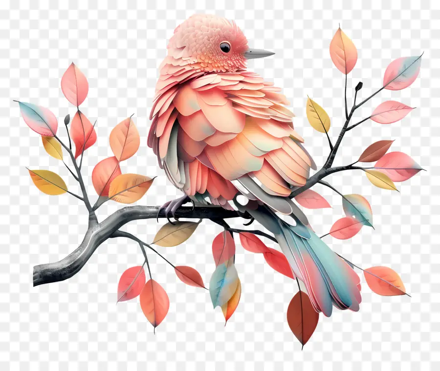 Pájaro Pastel，Pájaro Colorido PNG