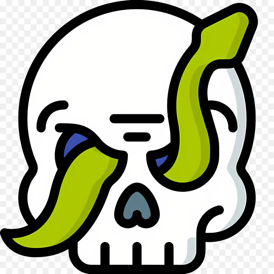 Cráneo De Serpiente，Calavera Con Serpiente PNG