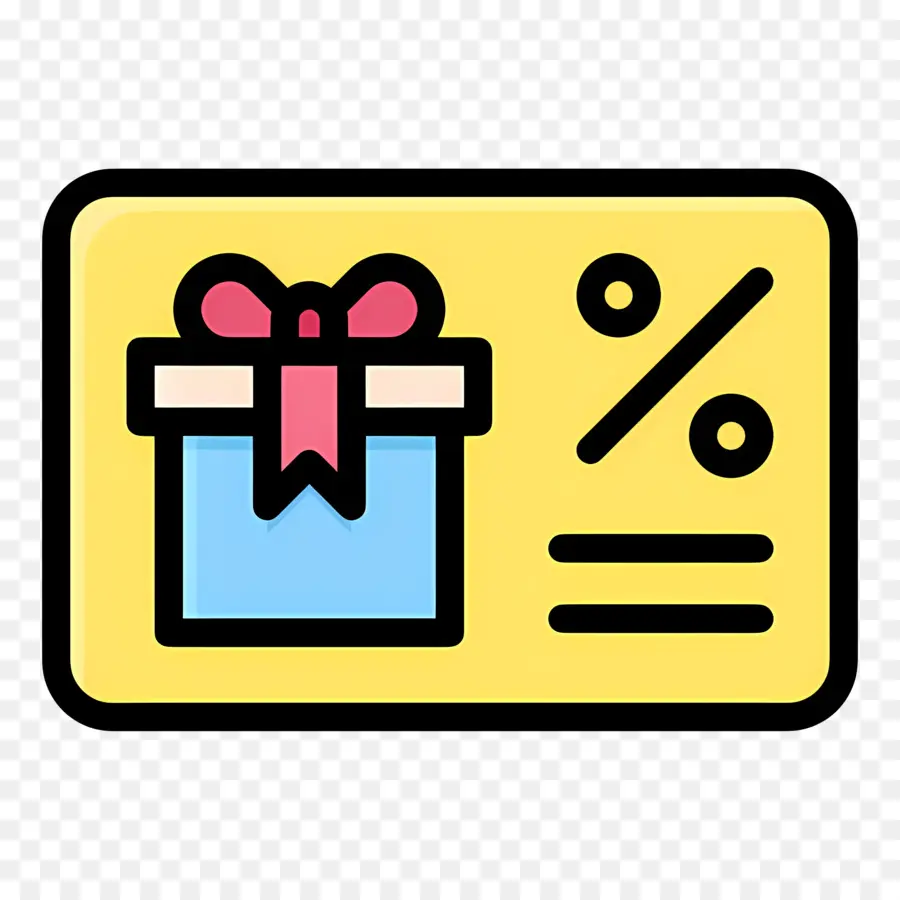 Caja De Descuento，Tarjeta De Regalo PNG