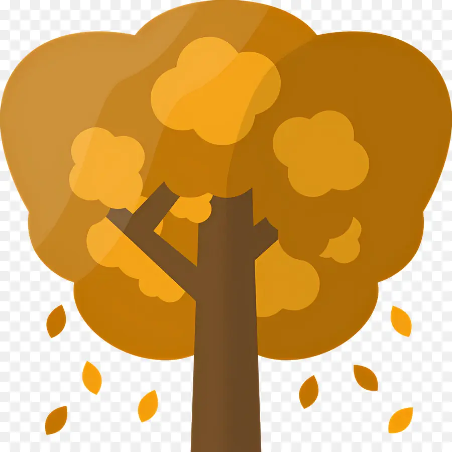 árbol De Otoño，Hojas PNG