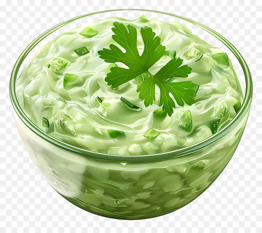 Raita Verde，Ensalada PNG