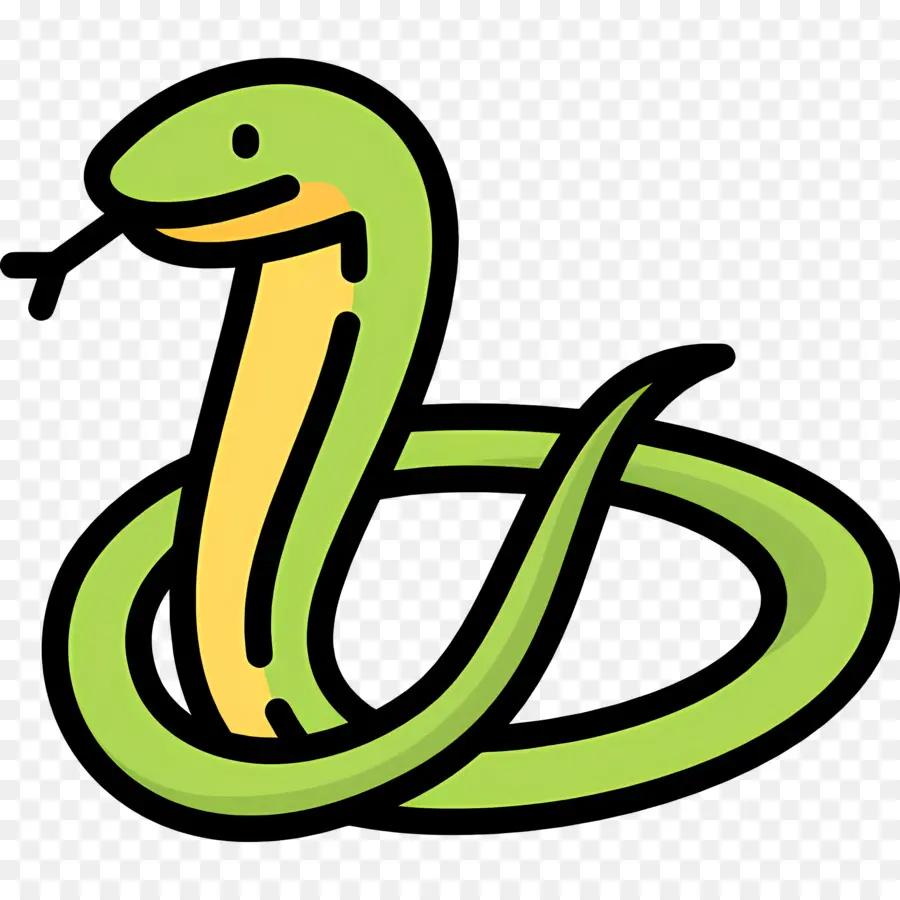 Serpiente，Serpiente Verde PNG