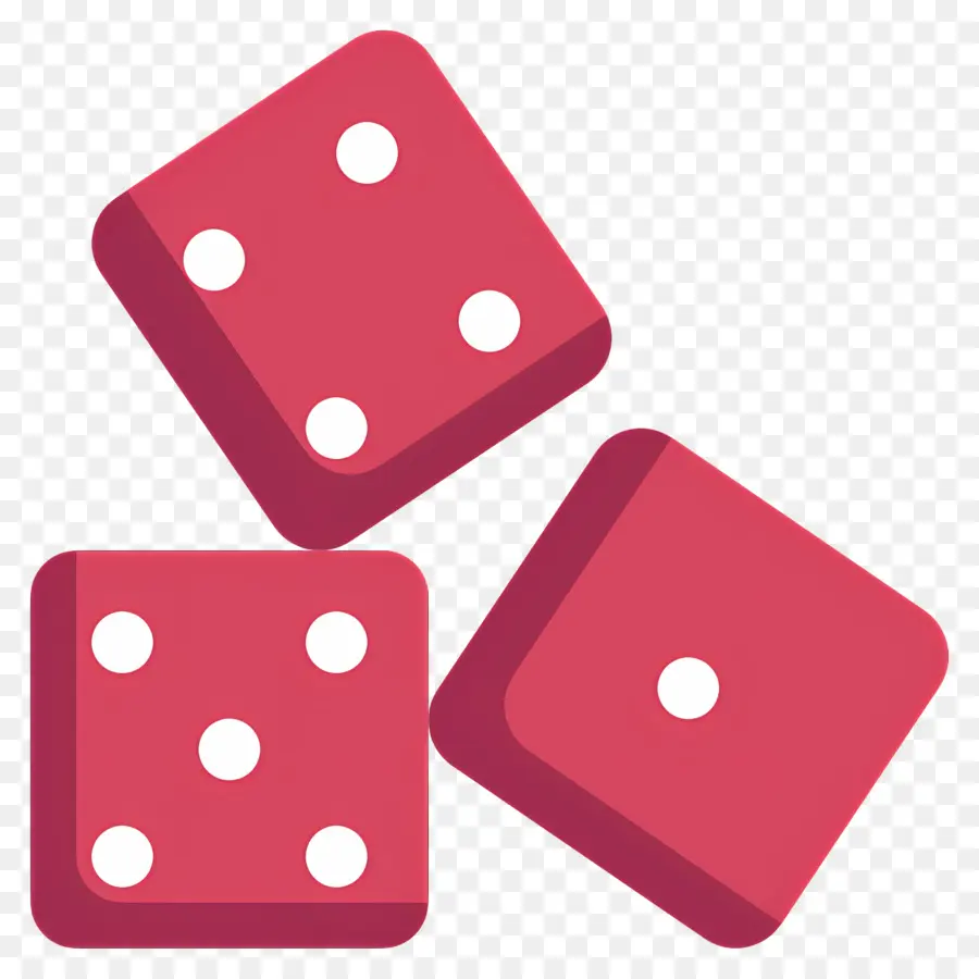 Dados De Casino，Dados Rojos PNG