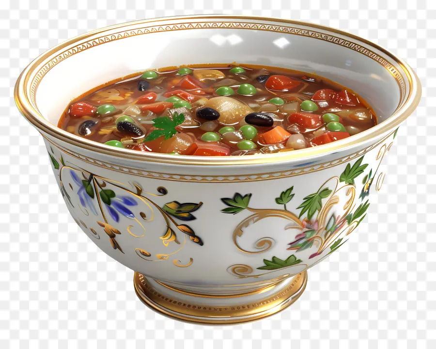 Sopa Minestrone，Tazón De Sopa PNG