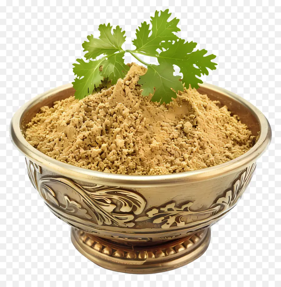 Polvo De Cilantro，Tazón De Especias PNG