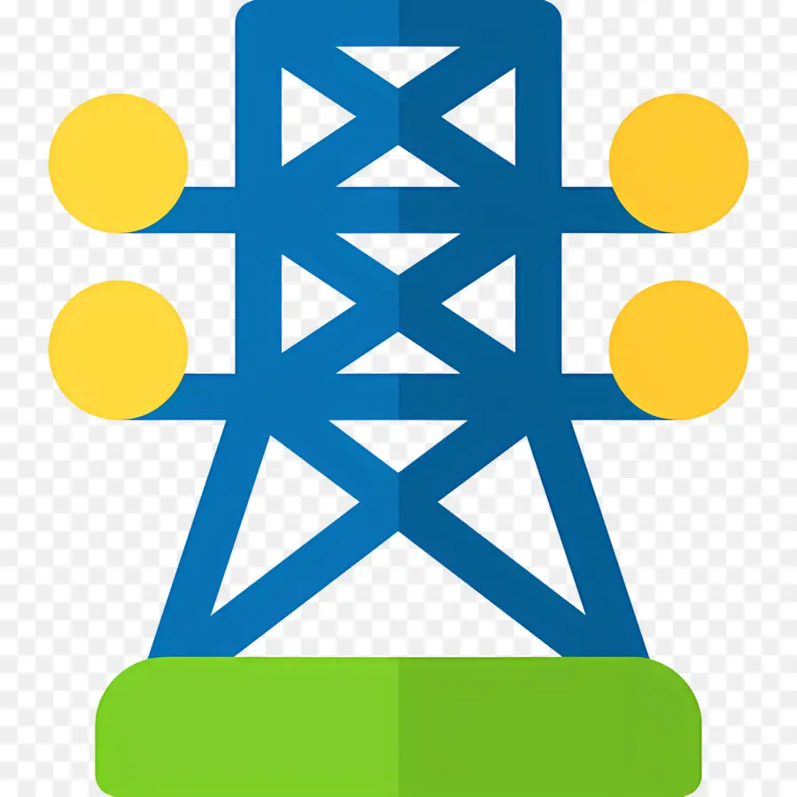 Transmisión Eléctrica，Torre Eléctrica PNG