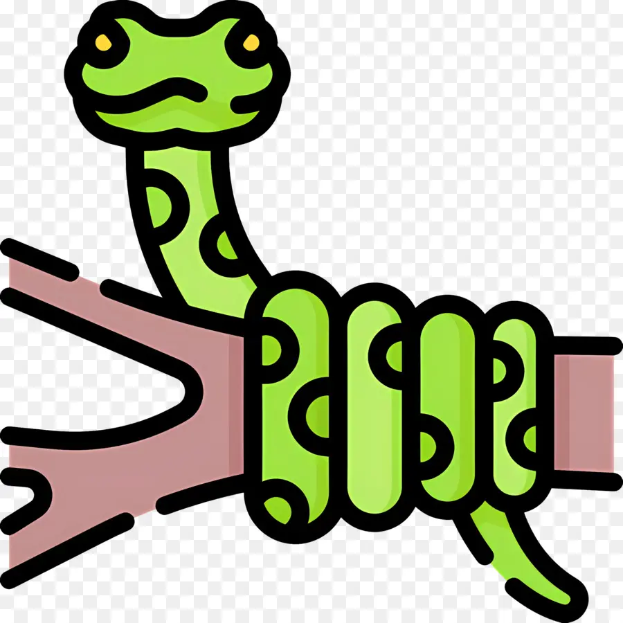 Serpiente，Serpiente Verde PNG