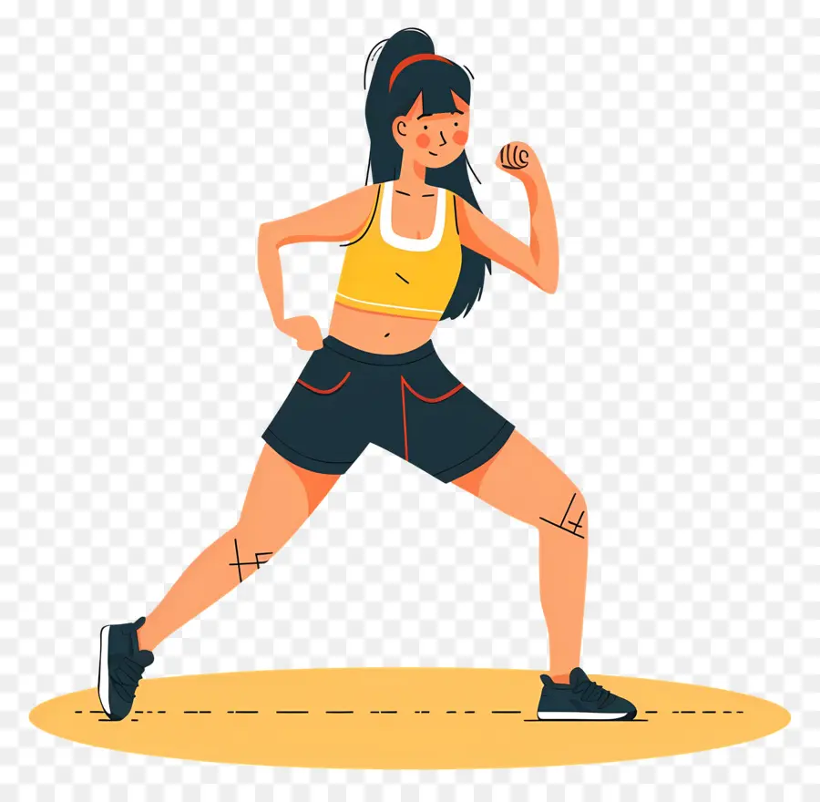 Mujer Fitness，Persona Corriendo PNG