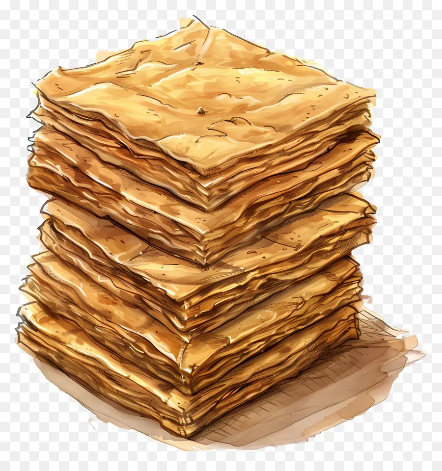 Pila De Baklava，Pila De Galletas PNG