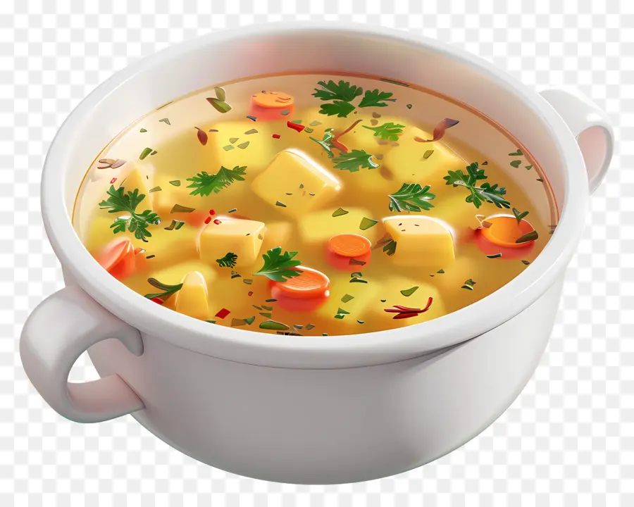 Sopa De Pollo，Tazón De Sopa PNG