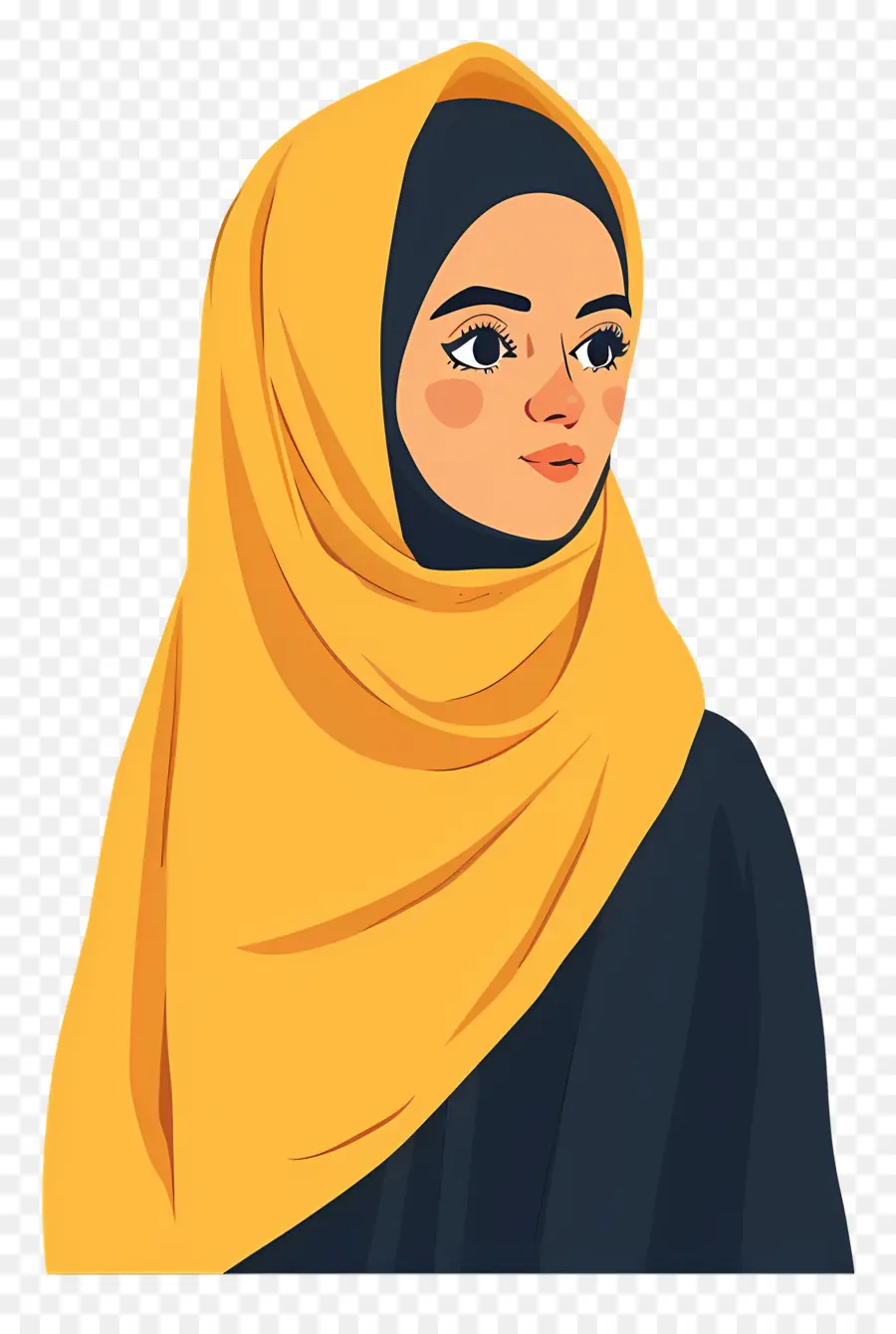 Mujer Musulmana，Chica En Hijab PNG