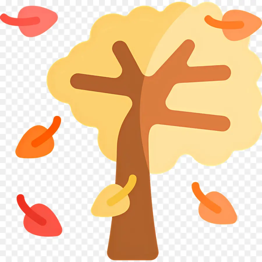 árbol De Otoño，Hojas PNG