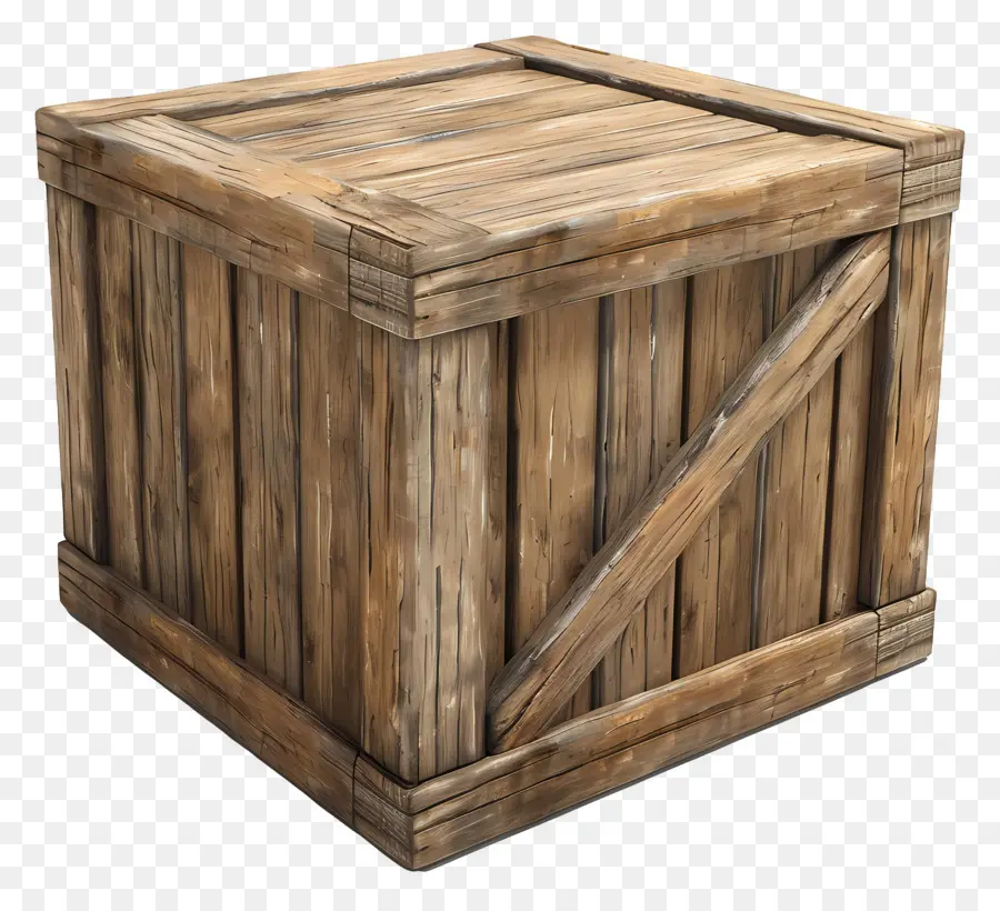 Caja De Madera De Carga，Caja De Madera PNG