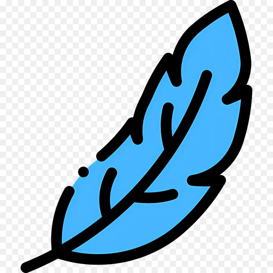 Pluma，Pluma Azul PNG