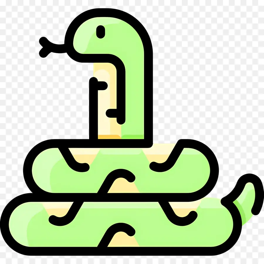 Serpiente，Serpiente Verde PNG