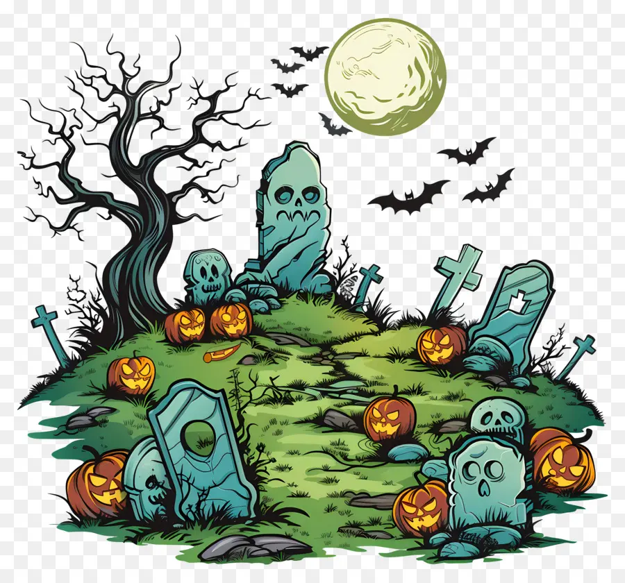 Cementerio De Halloween，Cementerio PNG