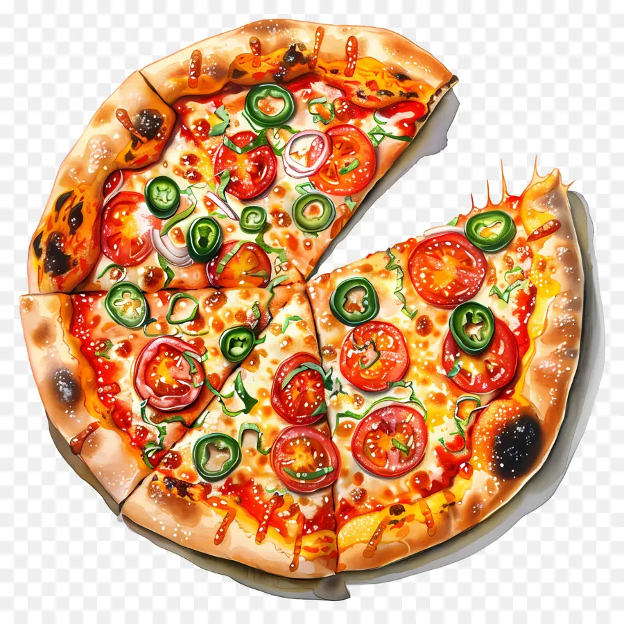 Pizza Mexicana，Pizza PNG