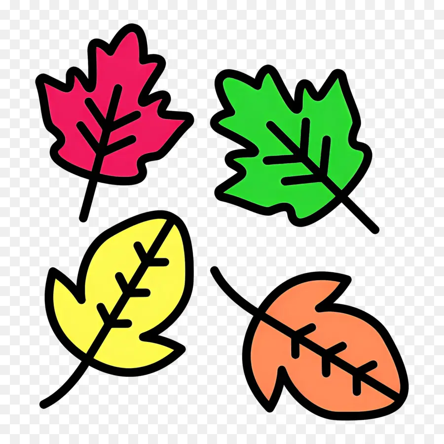 Hojas De Otoño，Hojas PNG