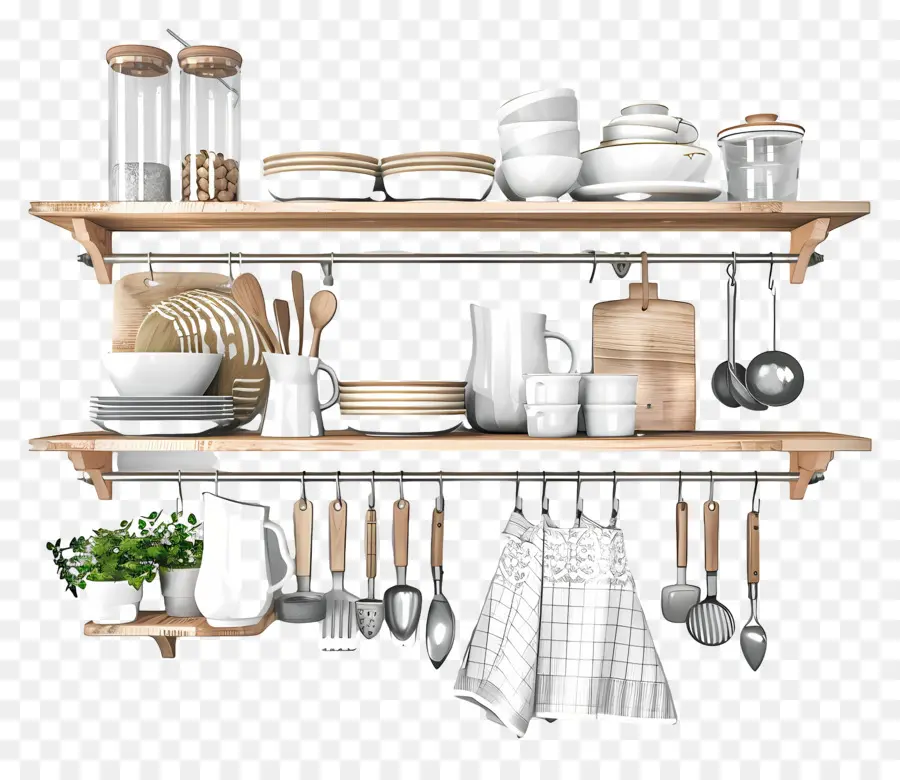 Estante De La Cocina，Estantes De Cocina PNG