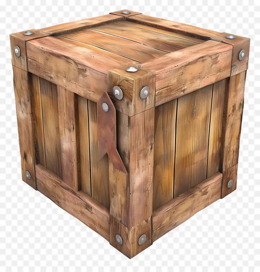 Caja De Madera De Carga，Caja De Madera PNG