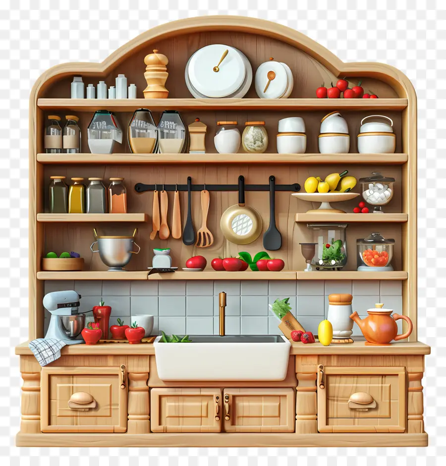 Estante De La Cocina，Estante De Cocina PNG