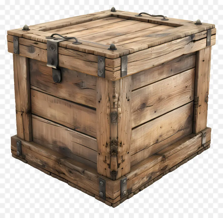 Caja De Madera De Carga，Caja De Madera PNG